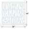 ArtSkills® Plastic Letter Stencil Sets with Designs, Numbers & Phrases, 3ct.